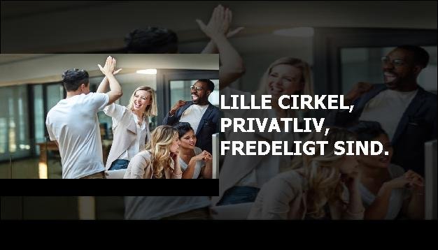 Lille cirkel, privatliv, fredeligt sind.