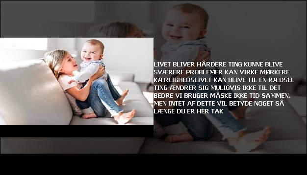 Livet bliver hårdere <br> Ting kunne blive sværere  <br> Problemer kan virke mørkere  <br> Kærlighedslivet kan blive til en rædsel  <br> Ting ændrer sig muligvis ikke til det bedre  <br> Vi bruger måske ikke tid sammen.  <br> Men intet af dette vil betyde noget  <br> Så længe du er her  <br> Tak”/></figure>
     <ul>  <li> Hadede søster <br> Forelskede søstre  <br> Jeg er glad for, at himlen sendte dig  <br> For mig ovenfra  <br> Søstre er glæde  <br> Søstre i smerte  <br> Det er godt at være sammen  <br> Det er det, jeg vil have dig til at vide  <br> Søstre i problemer  <br> Søster i velstand  <br> Ligegyldigt hvilken situation  <br> Tak fordi du altid er med mig </li>  </ul> 
<figure class=