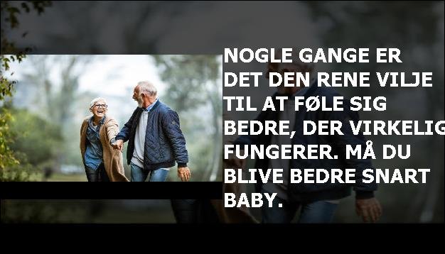 Nogle gange er det den rene VILJE til at føle sig bedre, der virkelig fungerer. Må du blive bedre snart baby.