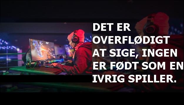 Det er overflødigt at sige, ingen er født som en ivrig spiller.